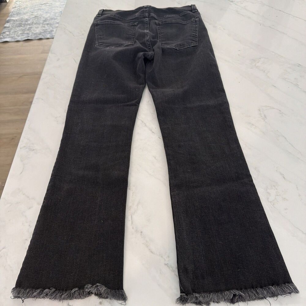 Veronica Beard Carly High Rise Kick Flare Jeans Salt & Pepper 26 70s Retro Urban - Picture 5 of 5